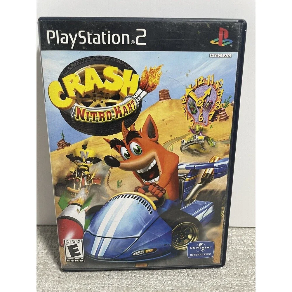 Crash Bandicoot Nitro Kart (Sony PlayStation 2, 2003) No Manual